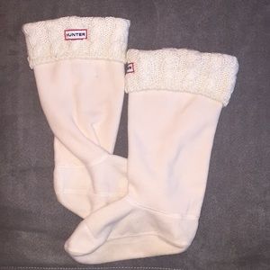 Hunter Tall Boot Socks - Knit Cream
